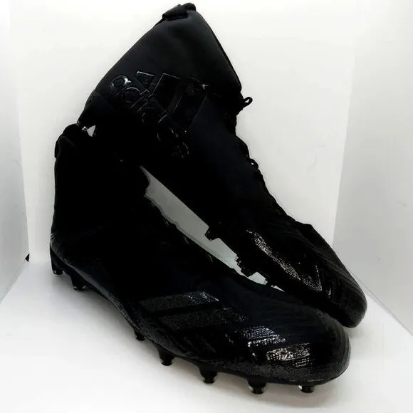 Adidas 'Freak' Men's NEW Panther Black Football Shoes - sz. 18