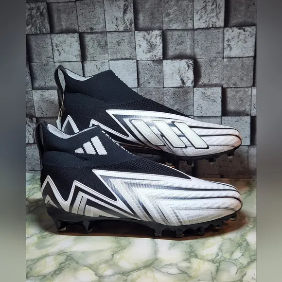 Adidas Freak Ultra Inline Black White Football Cleats  Size 12.5