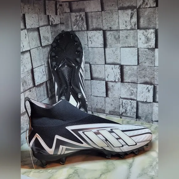 Adidas Freak Ultra Inline Black White Football Cleats  Size 12.5