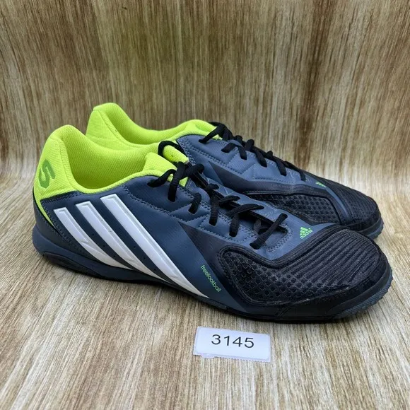 Adidas Free Football X ITE Men's Size 11.5 Grey Black Neon Shoes Sneakers Q21624