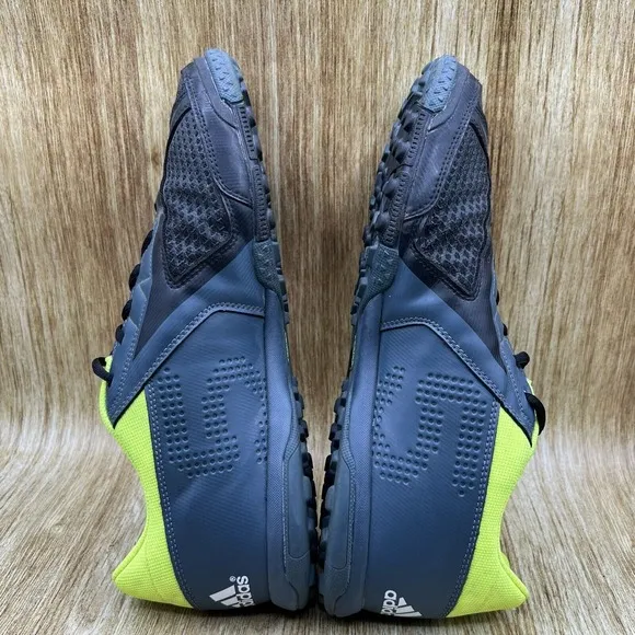 Adidas Free Football X ITE Men's Size 11.5 Grey Black Neon Shoes Sneakers Q21624