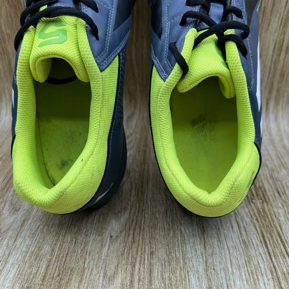 Adidas Free Football X ITE Men's Size 11.5 Grey Black Neon Shoes Sneakers Q21624