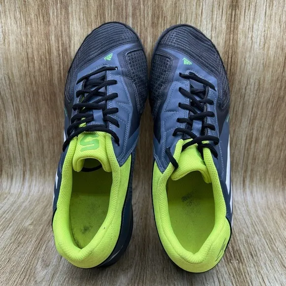 Adidas Free Football X ITE Men's Size 11.5 Grey Black Neon Shoes Sneakers Q21624
