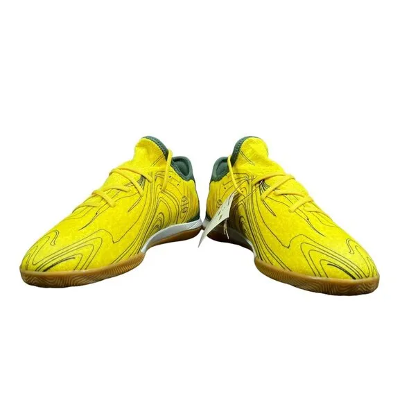 Adidas Gamemode Knit PB Yellow Green Gum Indoor Soccer Shoes HR1741 Mens Sz 9-12