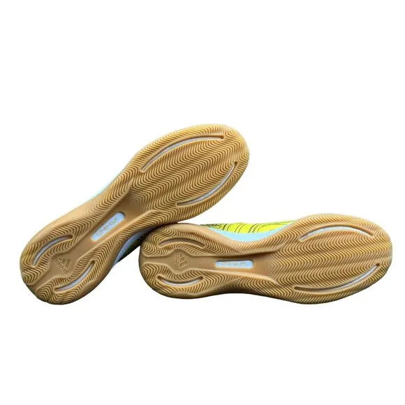 Adidas Gamemode Knit PB Yellow Green Gum Indoor Soccer Shoes HR1741 Mens Sz 9-12