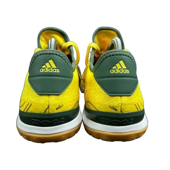 Adidas Gamemode Knit PB Yellow Green Gum Indoor Soccer Shoes HR1741 Mens Sz 9-12