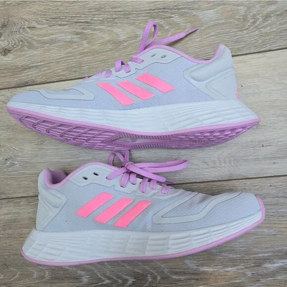 Adidas girls Duramo 10 Youth size 5 pink