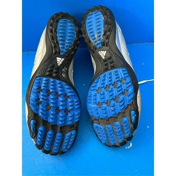 Adidas Golf Shoes Mens 11.5 M Tour 360 Black Boost Cleats Leather EVG 791003