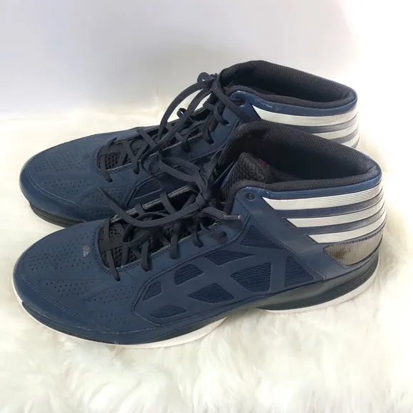 Adidas: High Top Basketball Shoes 'Blue' (Size 13.5)