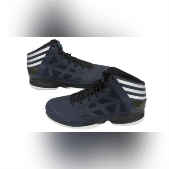 Adidas: High Top Basketball Shoes 'Blue' (Size 13.5)