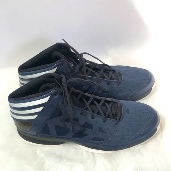 Adidas: High Top Basketball Shoes 'Blue' (Size 13.5)