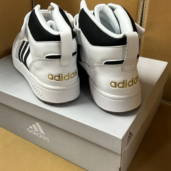 Adidas high top sneaker shoes size 13