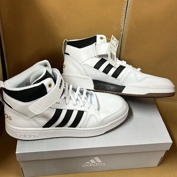 Adidas high top sneaker shoes size 13