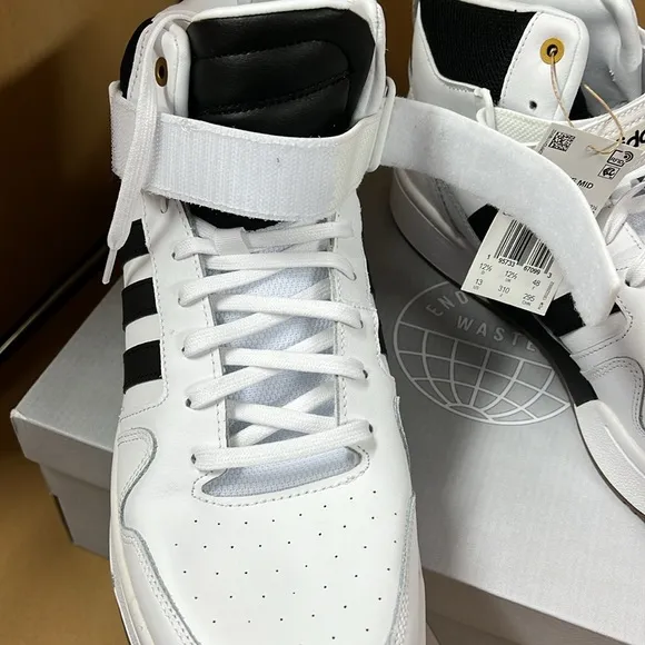 Adidas high top sneaker shoes size 13
