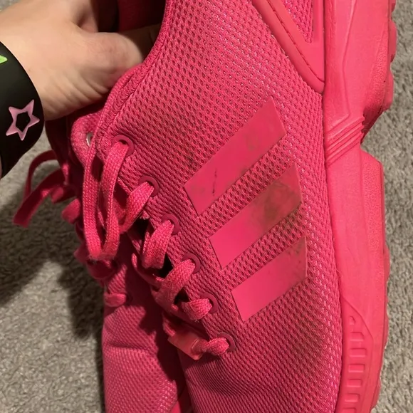 Adidas Hot Pink Tennis Shoes