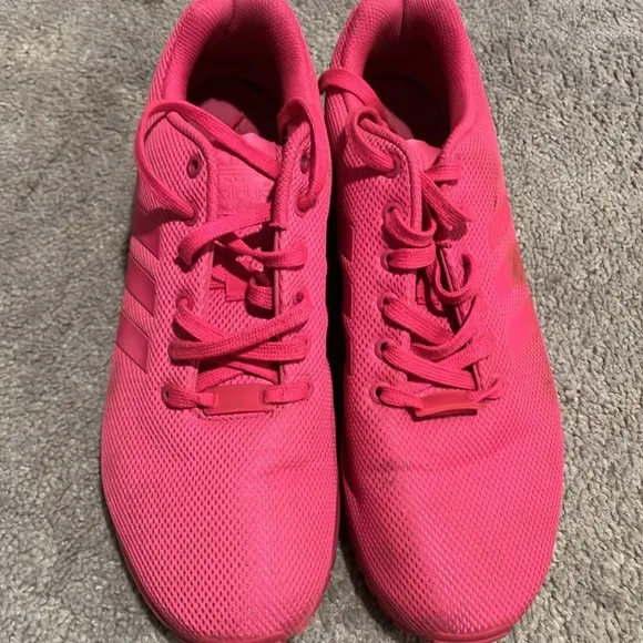 Adidas Hot Pink Tennis Shoes