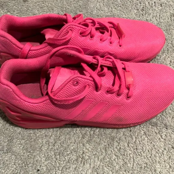Adidas Hot Pink Tennis Shoes