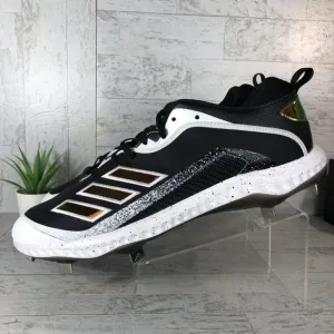 Adidas Icon 6 Bounce ECP EH2378 Ironskin Black Baseball‎ Cleats Mens Size 14