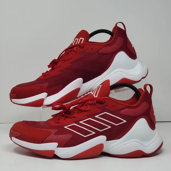 Adidas Impact FLX II IE9377 Football Shoes Power Red 2 White Mens Size 13 New