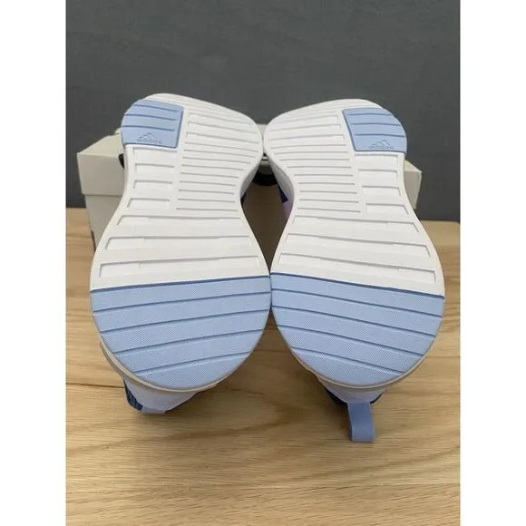adidas Kids Girls Racer TR23K Shoes Sz 5.5 Diffused Blue Pink IG4908
