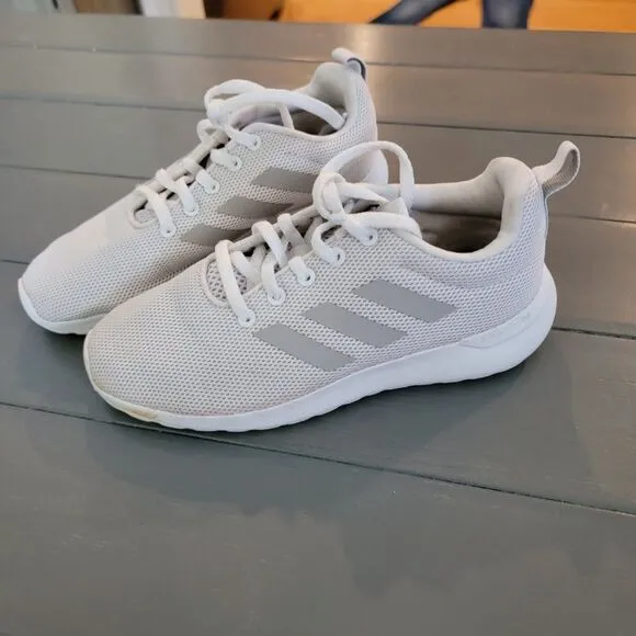 adidas Kids White Lite Racer CLN Training Sneakers Shoes Size 2