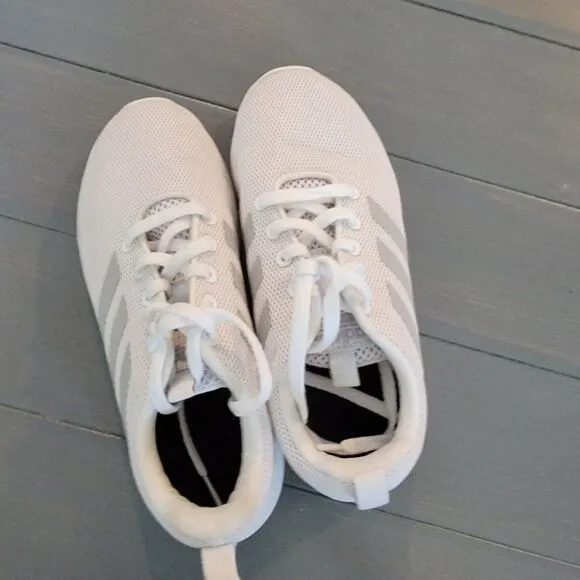 adidas Kids White Lite Racer CLN Training Sneakers Shoes Size 2