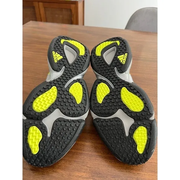 Adidas Mahomes Grey Yellow Impact FLX‎ Turf Football Shoes GY0481 Men's Size 9.5