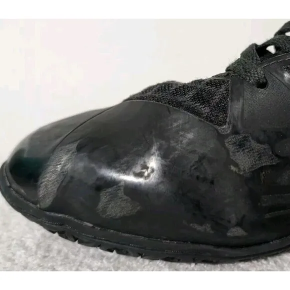 Adidas Mat Wizard 4 Men's Wrestling Shoes Sz 11.5 Black Lace Up High Top AC6971