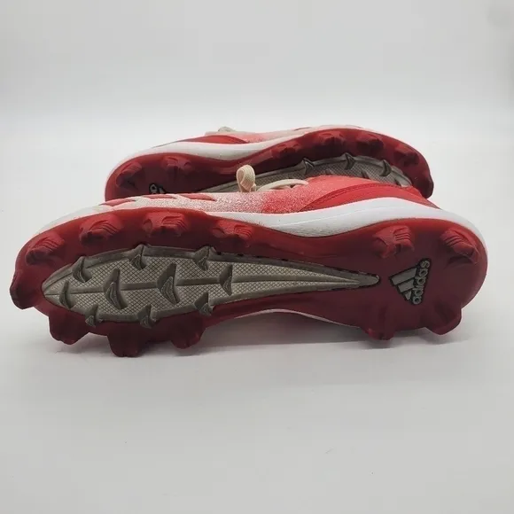 adidas Men Size 7.5 Shoes Baseball Cleats Icon 4 Splash MD Red Lace Up G26694