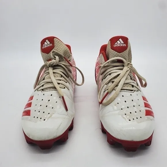adidas Men Size 7.5 Shoes Baseball Cleats Icon 4 Splash MD Red Lace Up G26694