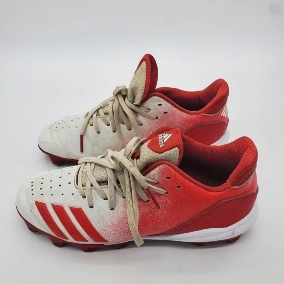 adidas Men Size 7.5 Shoes Baseball Cleats Icon 4 Splash MD Red Lace Up G26694