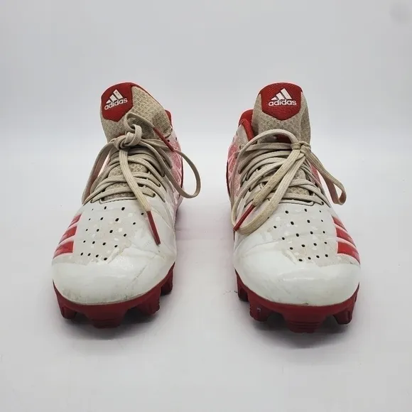 adidas Men Size 7.5 Shoes Baseball Cleats Icon 4 Splash MD Red Lace Up G26694