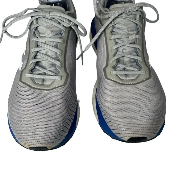 ADIDAS Men’s 13 Solar Drive 19 Grey Blue Running Athletic Sneaker Tennis Shoes