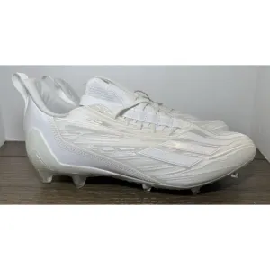 Adidas Men's Adizero 12.0 Football Cleats Size 13 Triple White GX5413 New