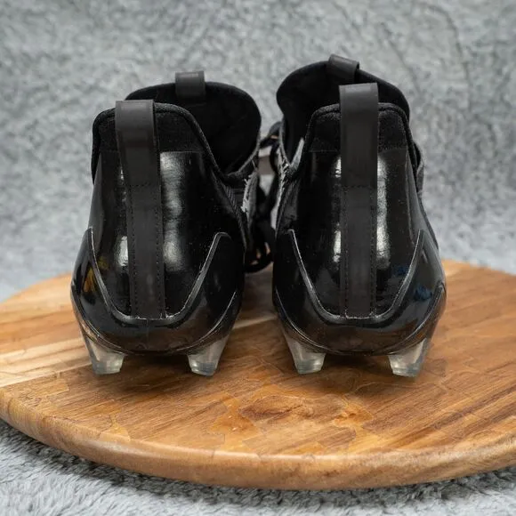 Adidas Men’s Adizero Low Football Cleats - Black/White GX4050 - Size 14