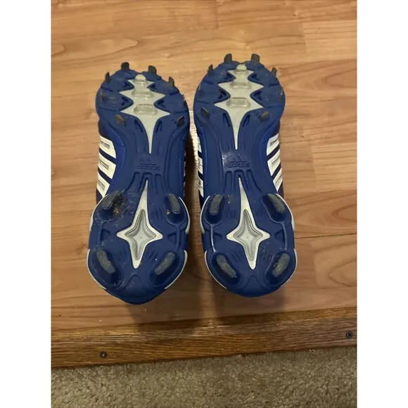 Adidas Men's Baseball Cleats AdiTUFF Size 11.5 Royal Blue