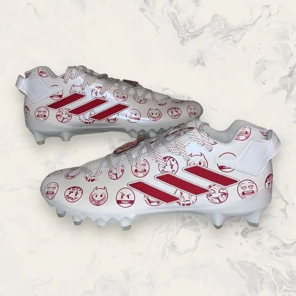Adidas Mens Freak 22 Big Mood White And Red Football Cleats Shoes Size 13 GZ6901