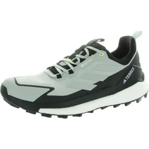 Adidas Mens Gray Lace-Up Running &amp; Training Shoes New