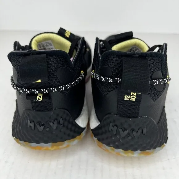 Adidas Mens GZ2012 Black Marbled Vol. 6 Harden Lace Up Size 6.5 Basketball Shoes