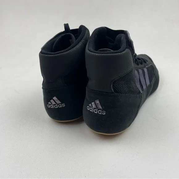 Adidas Men’s Hvc 2 Wrestling Shoes Black AQ3325 Lace Up High Top Size 13