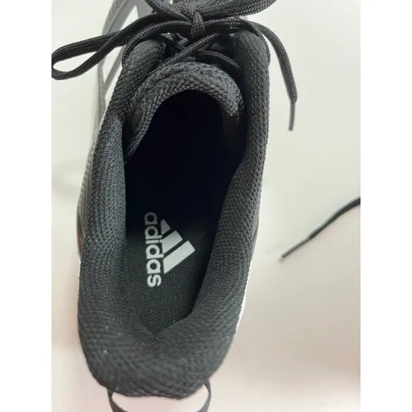 Adidas Men's Icon 7 MD Rubber Cleats Baseball Shoes Black White Size 13