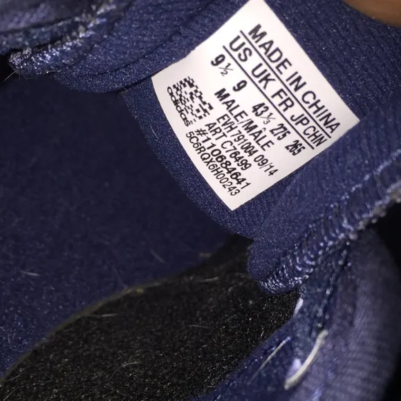 Adidas Mens Navy Blue Sneakers