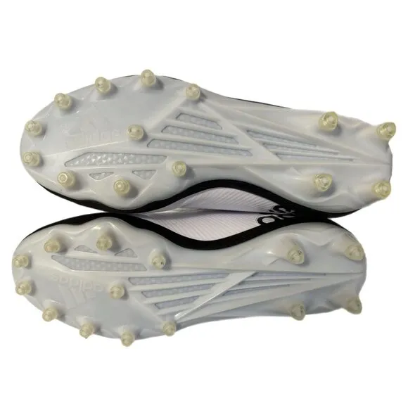Adidas Mens Size 10 Nasty 2.0 Football Cleats White Black GV8306 NEW READ