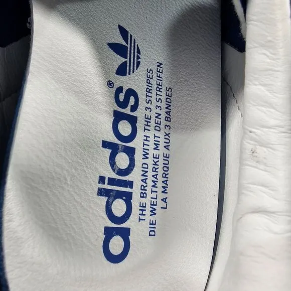 Adidas MENS SIZE 11 Gazelle Indoor Shoes Sneakers Blue Bird H06260 Soccer Turf