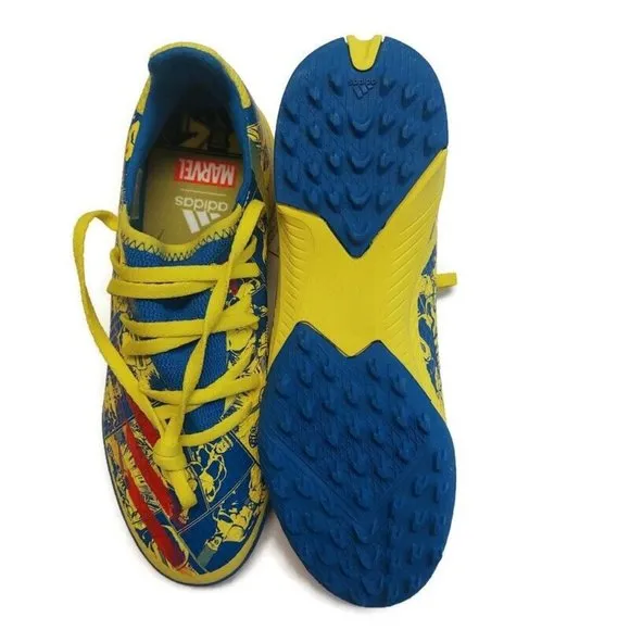 Adidas Mens Size 5.5 X Ghosted .3 TF J Cyclops Marvel X-Men Soccer Cleats GZ8705