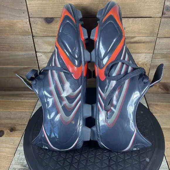Adidas Mens Size 12 F10 Traxion Blue Red Lace Up Soccer Shoes Cleats Vintage