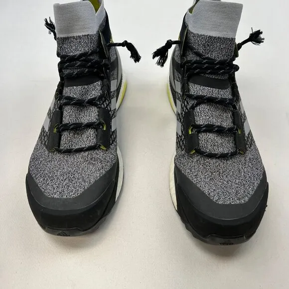 Adidas Men's Terrex Free Hiker Primeblue High Top Shoes Gray/Multi Size 15