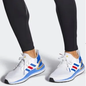 Adidas Men's UltraBOOST 20 USA Running Sneakers Shoes - Blue, White