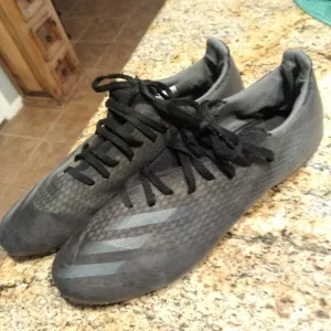 Adidas Men's X Ghosted Football Shoes Ground Cleats Black Grey US 13 (EH2833)