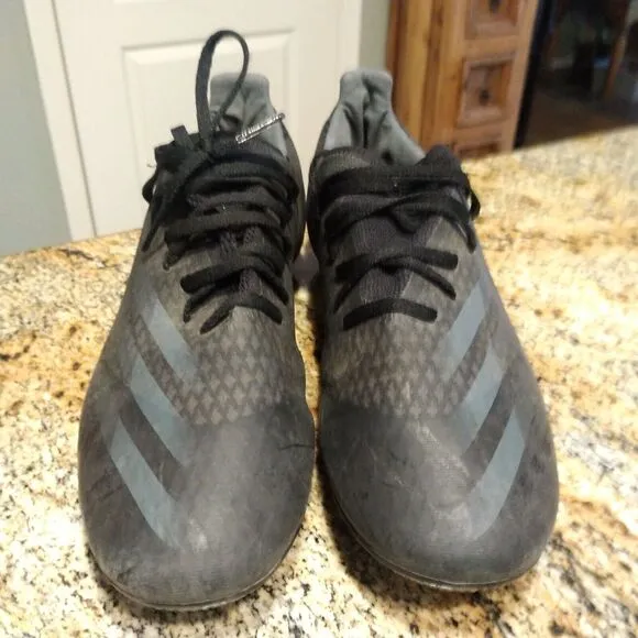 Adidas Men's X Ghosted Football Shoes Ground Cleats Black Grey US 13 (EH2833)